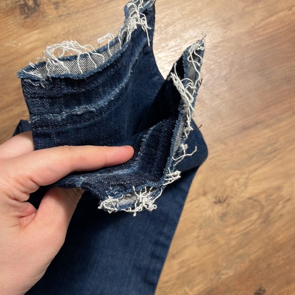 h&m super comfortable and skinny high waist ankle length ripped jeans high waist - Picture 6 of 16